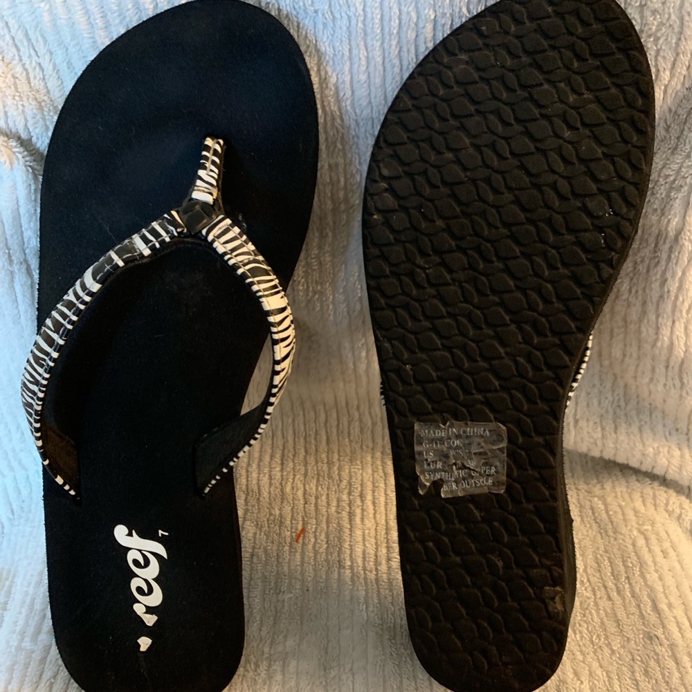 Wedge flip flops